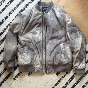 Zara bomber jacket (light puffer)